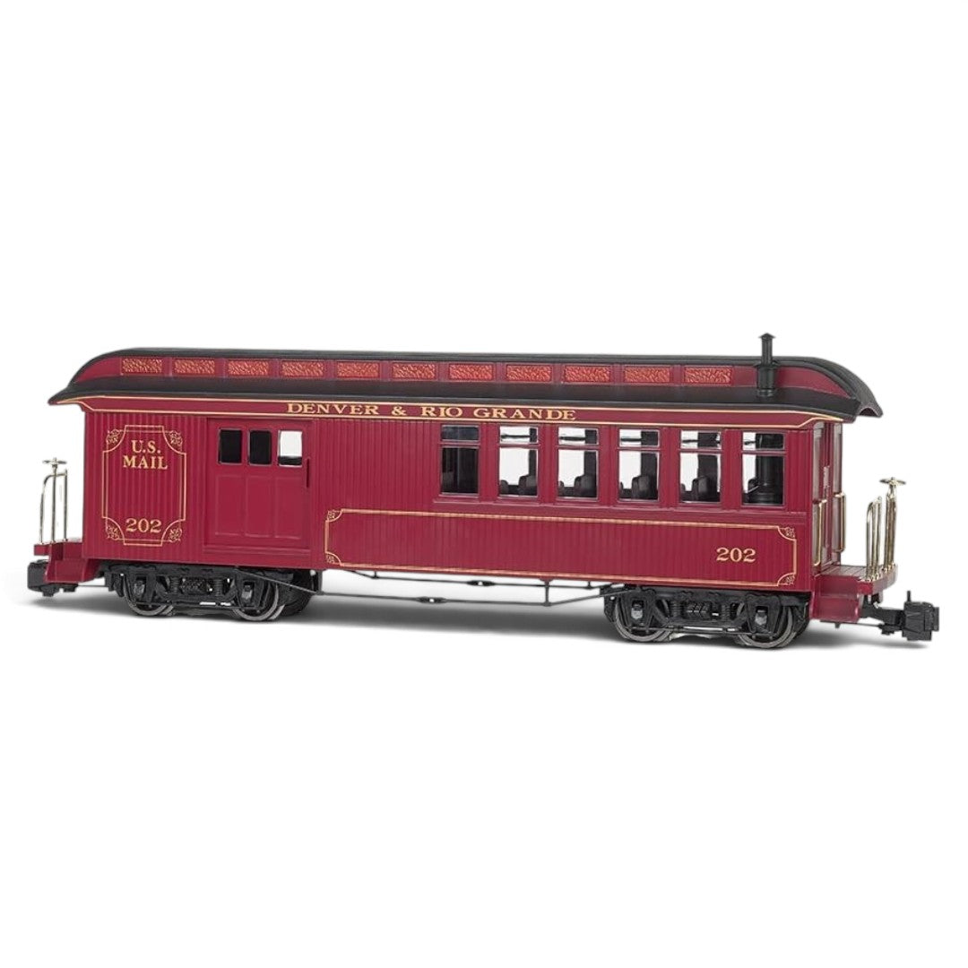 Bachmann Jackson Sharp Combine Denver & Rio Grande | Large Scale Passenger & Baggage Car