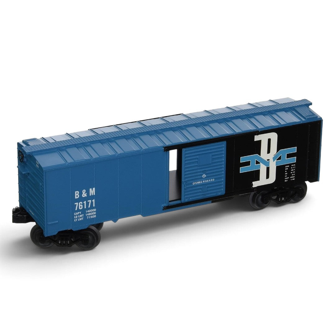 Williams by Bachmann Boston & Maine 40' Box Car – O Scale 3-Rail Freight Car