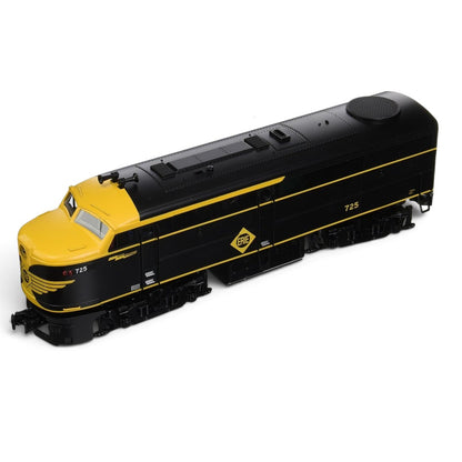 Williams by Bachmann Erie FA-1 Powered A & FB-1 Dummy B Diesel Locomotive Set – O Scale 3-Rail Train #725A & #725B