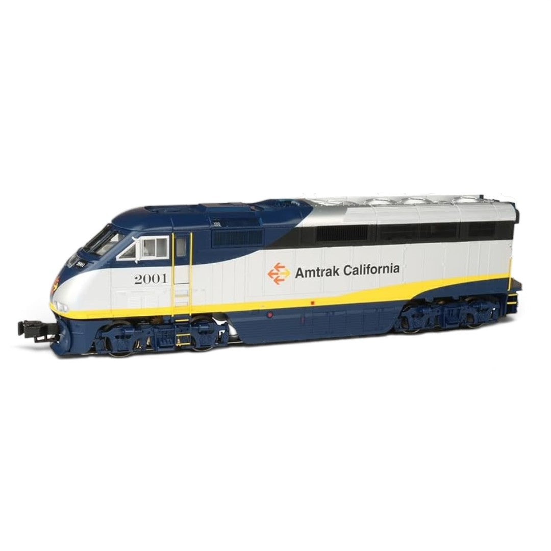 Williams by Bachmann EMD F59PHI Diesel Locomotive with True Blast® Plus Sound – Amtrak California #2001, O Scale 3-Rail