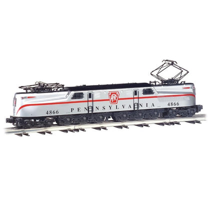 Williams by Bachmann GG-1 Electric Locomotive – PRR #4866 "Congressional" – O Scale 3-Rail, Silver/Red