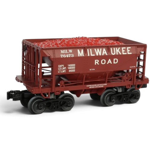 Bachmann 70-Ton Ore Car Milwaukee Road – O Scale 3-Rail Freight Car, Prototypical Brown