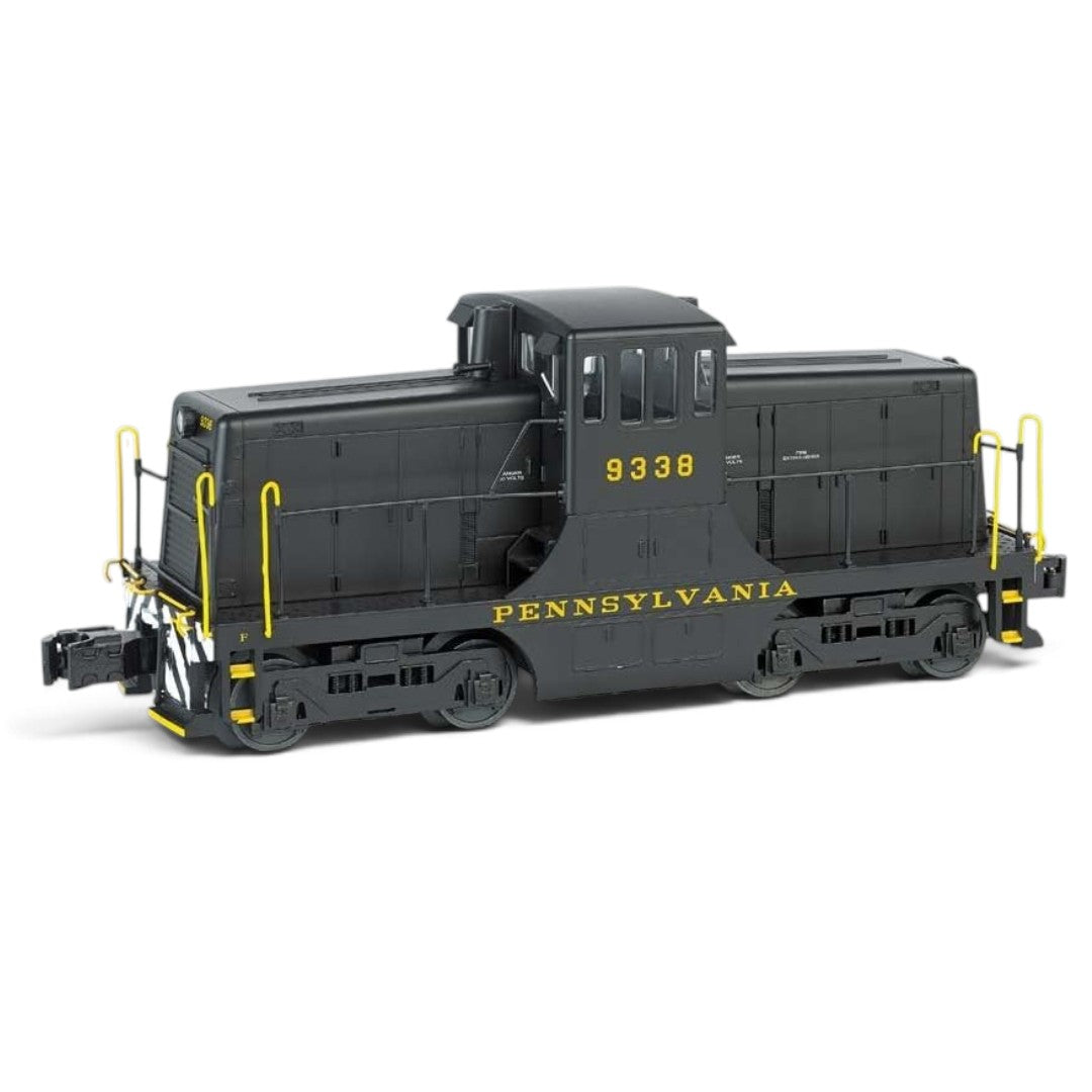 Williams by Bachmann Pennsylvania Railroad GE 44-Ton Center-Cab Switcher with True Blast Plus Sound – O Scale 3-Rail Diesel Locomotive