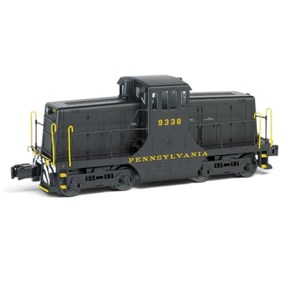 Williams by Bachmann Pennsylvania Railroad GE 44-Ton Center-Cab Switcher with True Blast Plus Sound – O Scale 3-Rail Diesel Locomotive