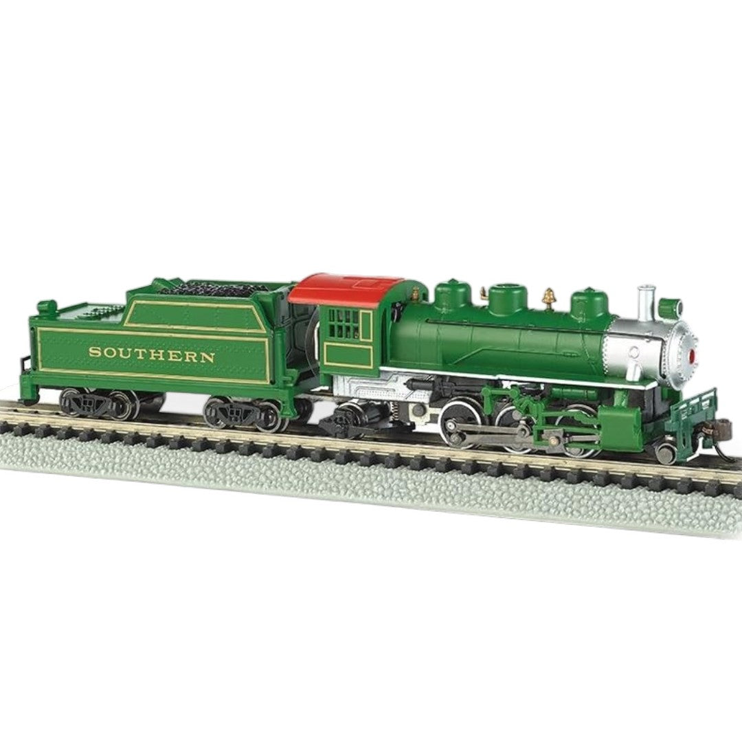 Bachmann Prairie 2-6-2 Steam Locomotive with Tender Southern N Scale