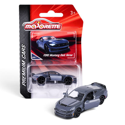 Majorette Ford Mustang Dark Horse Premium Die-Cast Car | Opening Door | Collectible Car