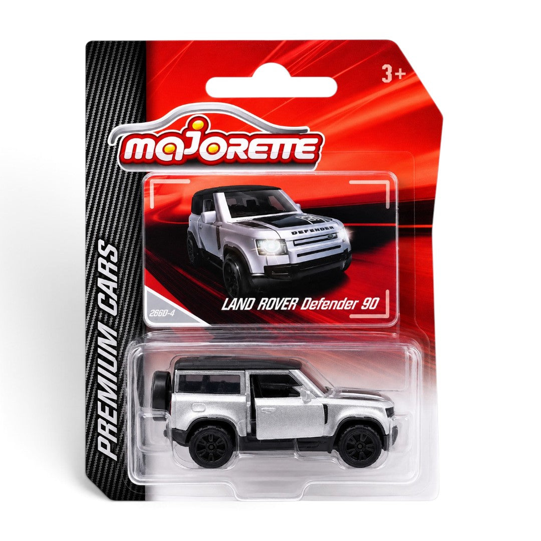 Majorette Land Rover Defender 90 Premium Die-Cast SUV | Opening Door | Collectible Toy Car for Kids 3+