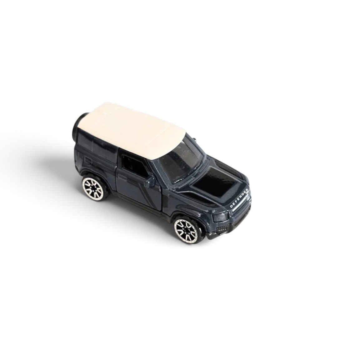 Majorette Land Rover Defender 90 with Airstream Sport 16 Travel Trailer | Die-Cast SUV & Caravan Toy Set for Kids 3+
