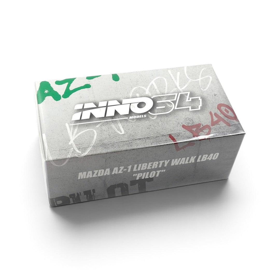 INNO64 1:64 Mazda AZ-1 Liberty Walk LB40 “Pilot” Die-Cast Model Car | Collector Edition