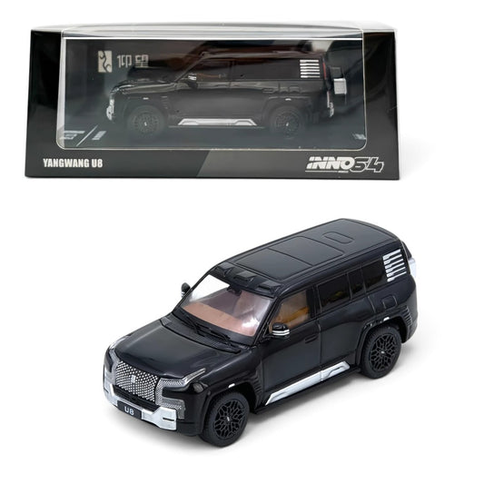INNO64 Yangwang U8 1:64 Diecast Model Car – Black Luxury SUV Collectible