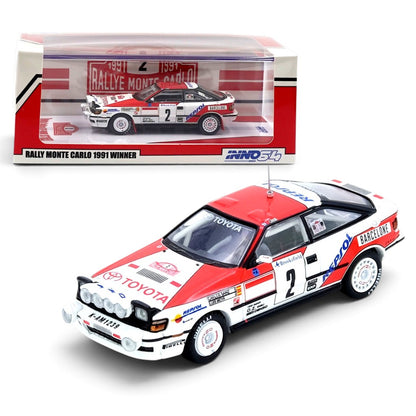 INNO64 Toyota Celica GT-Four ST165 Rally Monte Carlo 1991 Winner #2 1:64 Diecast Model Car