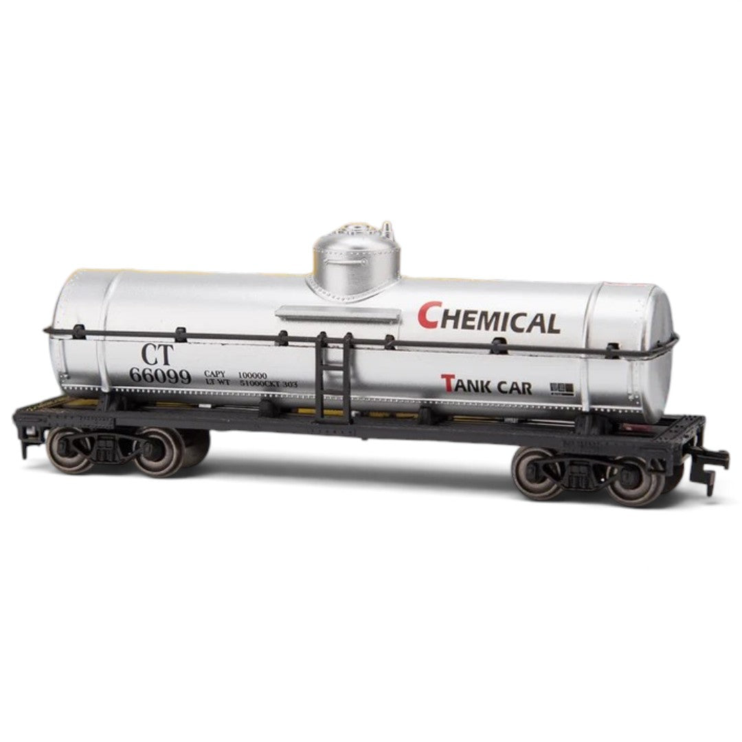 HANFIY 95012 HO Scale 1:87 Railroad Freight Train Model 3-Car Set – Hopper, HF&MX Rail Car & Chemical Tank Car | Collector Model | 14+