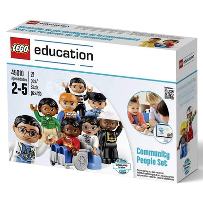 LEGO Education 45010 Community People Set – 21-Piece Preschool Role Play & Social Learning Figures for Ages 2–5 Years