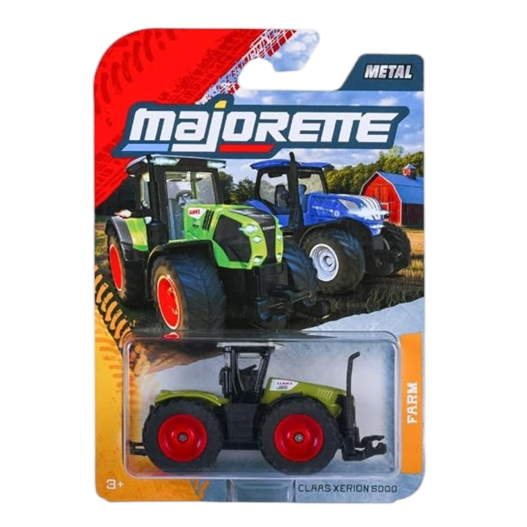 Majorette Claas Xerion 5000 Farm Tractor Metal Die-Cast Toy – Green, 3+ Years