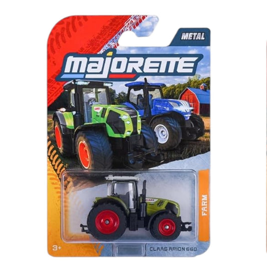 Majorette Claas Arion 660 Metal Die-Cast Farm Tractor – Green, 3+ Years