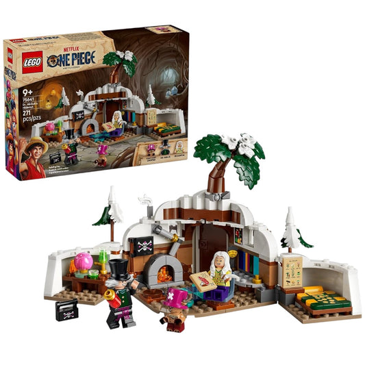 LEGO 75641  ONE PIECE Dr. Hiriluk’s Hideout – Mountain Cave Playset with Chopper & 2 Doctor Minifigures, Ages 9+
