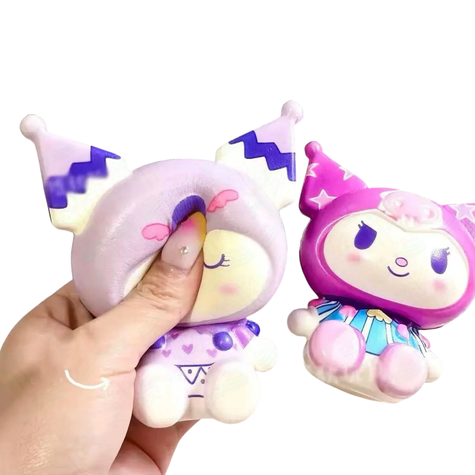 Scented Sanrio,Kuromi Foam Squishy 6 Pieces - Jaiman Toys