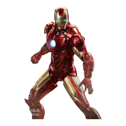 ZD Toys Ultimate 1:10 Scale Iron Man 2 Mark IV Action Figure – Light‑Up LED Edition - Jaiman Toys