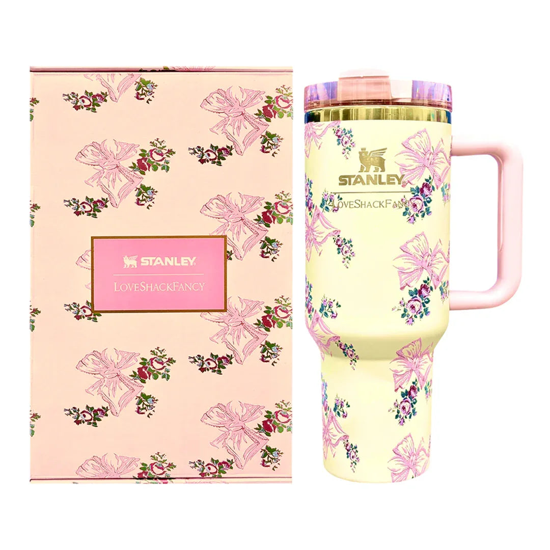 Stanley x LoveShackFancy Quencher H2.0 – 40 Oz of Floral Elegance & All-Day Hydration - Jaiman Toys