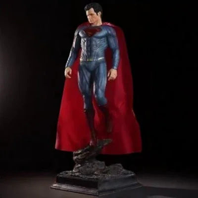 Superman Premium Action Figure – 50cm Collectible Statue with 2 Interchangeable Heads & Light-Up Eyes | DC Comics Hero Edition HW - Jaiman Toys