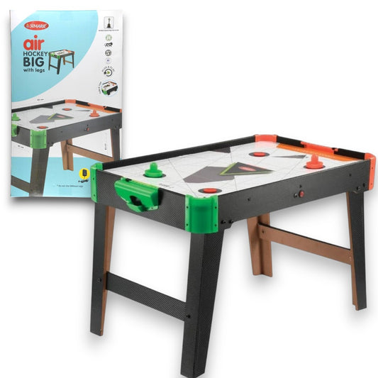 Simarr Air Hockey Table Game with Stand – Electric Air Hockey Board with Pucks & Paddles for Kids & Family