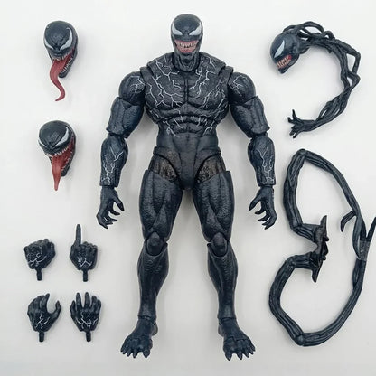 Marvel Venom: Let There Be Carnage Venom Action Figure 7 Inch – Movie Collectible with Interchangeable Heads, Hands & Symbiote Accessories