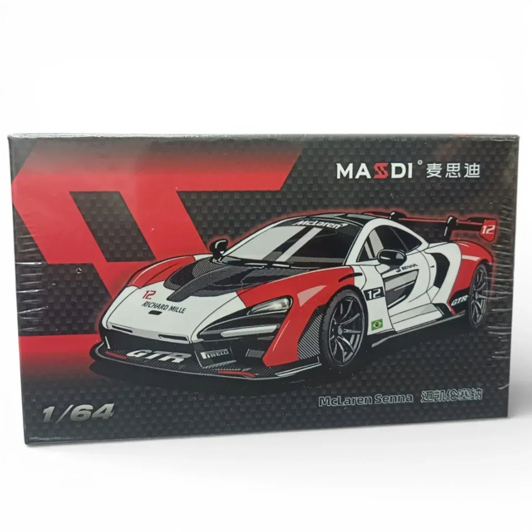 MASSDI 1:64 McLaren Senna GTR Diecast Race Car – Premium Miniature Collector Model