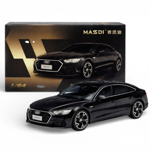 MASSDI 1:64 Audi A7L 2022 Diecast Luxury Sedan – Premium Mini Collector Car Model