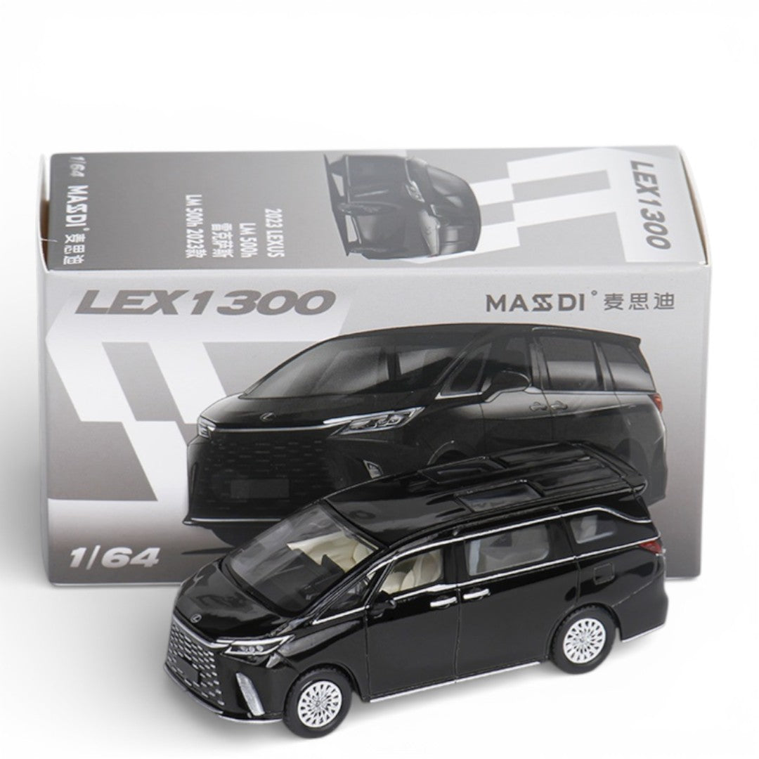 MASSDI 1:64 Lex 1300 Lexus LM 500 2023 Luxury MPV Diecast Model – Premium Mini Collector Van