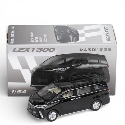 MASSDI 1:64 Lex 1300 Lexus LM 500 2023 Luxury MPV Diecast Model – Premium Mini Collector Van