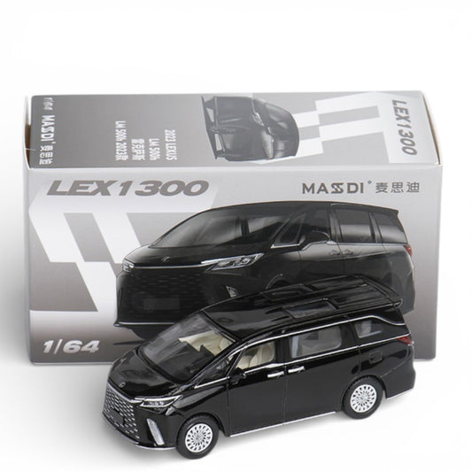 MASSDI 1:64 Lex 1300 Lexus LM 500 2023 Luxury MPV Diecast Model – Premium Mini Collector Van