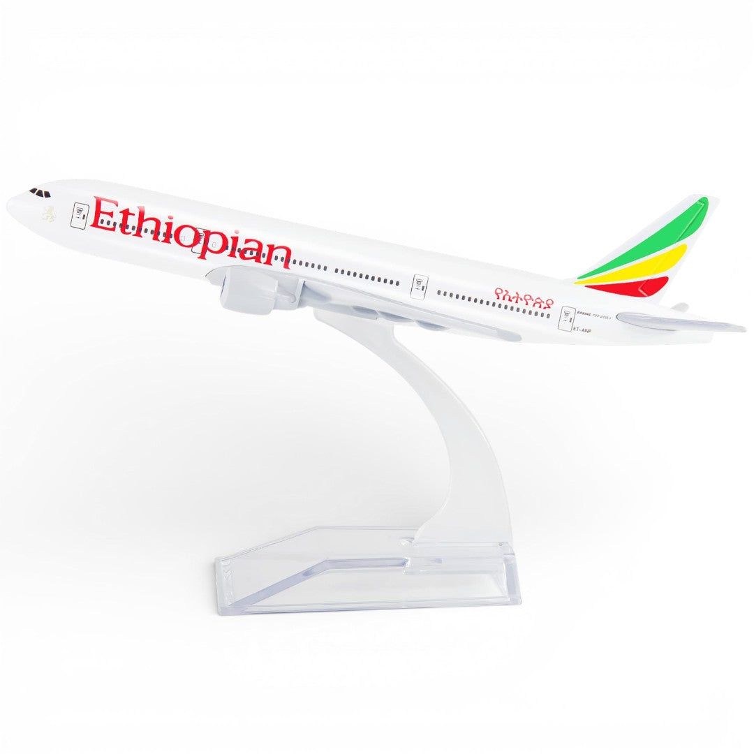 Breatoi Die-Cast Aircraft Model Collection (16 cm) with Display Stand – International Airline Jet Showpieces