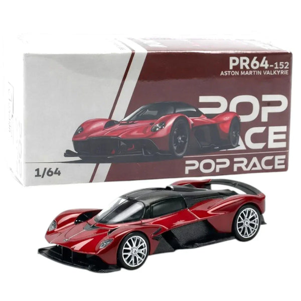 Pop Race PR64-152 Aston Martin Valkyrie 1:64 Die-Cast Model Car – Premium Collectible Edition