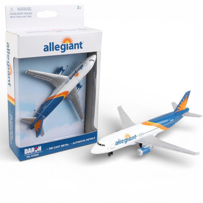 Daron Allegiant Airlines 14cm Diecast Metal Airplane Model RT2324 – Official Commercial Aircraft Toy (3+)