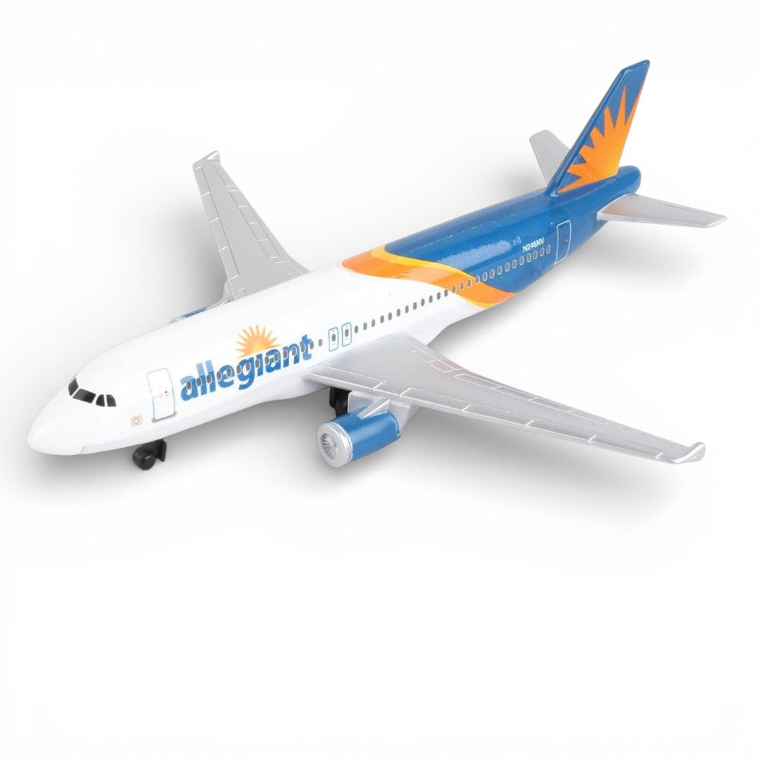 Daron Allegiant Airlines 14cm Diecast Metal Airplane Model RT2324 – Official Commercial Aircraft Toy (3+)