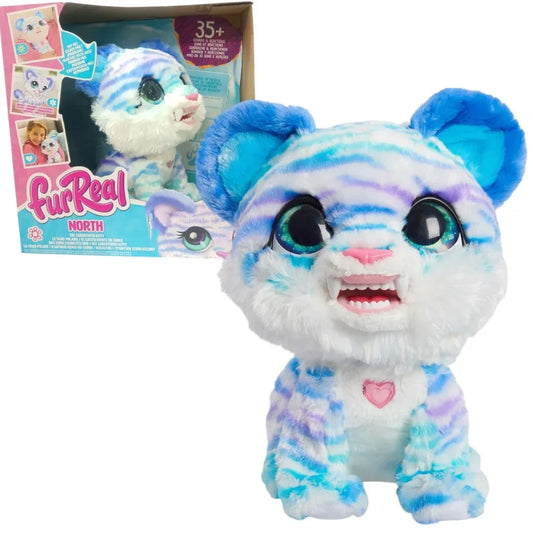 FurReal North the Sabertooth Kitty Interactive Plush Toy – Electronic Pet with 35+ Sounds & Reactions