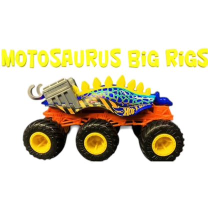 Hot Wheels Monster Trucks Big Rigs Motosaurus – Dinosaur-Themed Monster Truck Toy