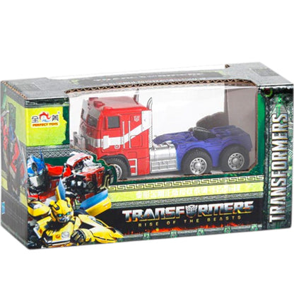 Transformer Robot Truck Toy – Optimus Prime Style Trailer Truck  (Transformers Inspired, 3+ Years)