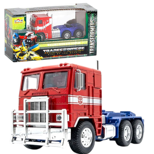 Transformer Robot Truck Toy – Optimus Prime Style Trailer Truck  (Transformers Inspired, 3+ Years)