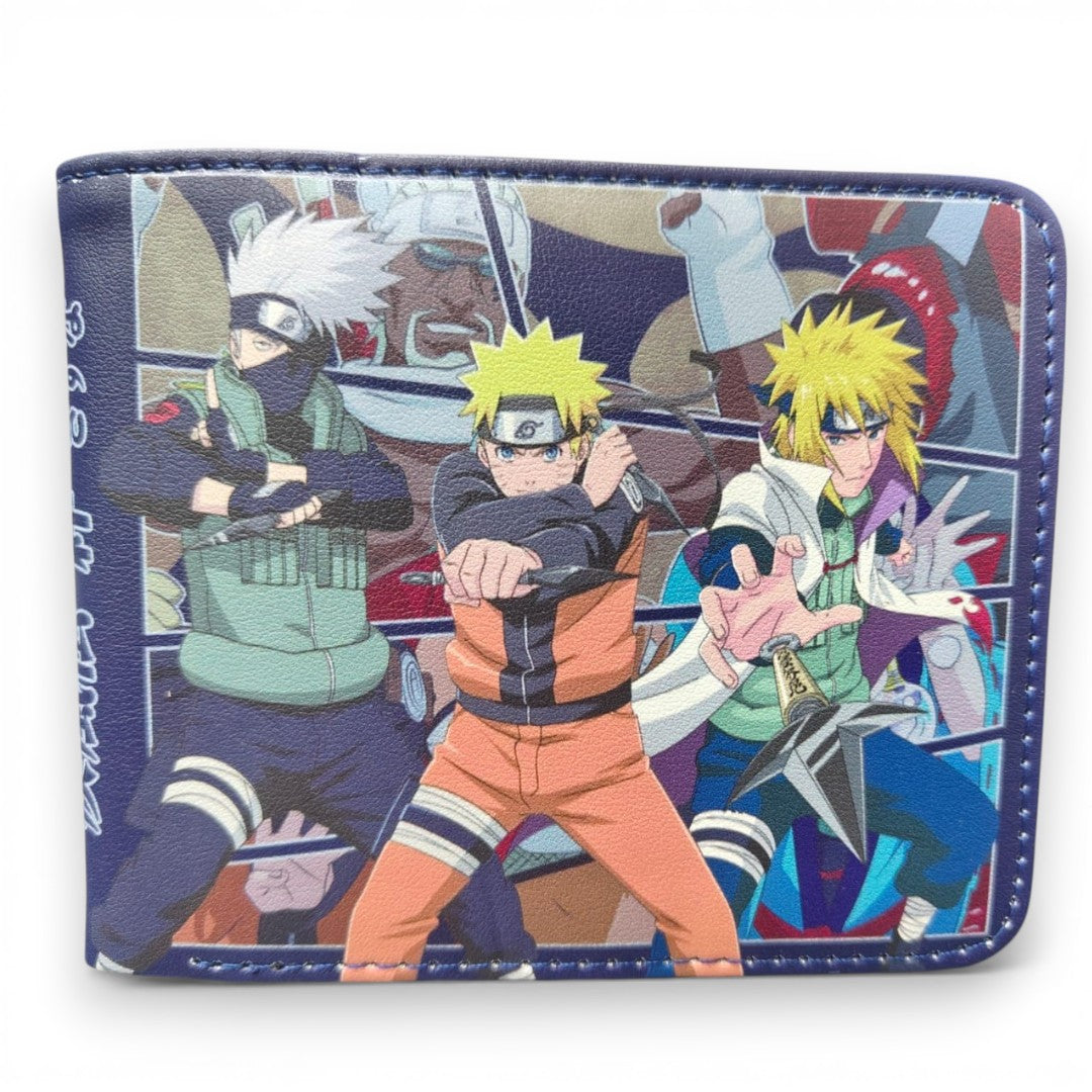 Anime Character Wallet – Stylish Cartoon Bi-Fold Wallet for Kids, Teens & Anime Fans