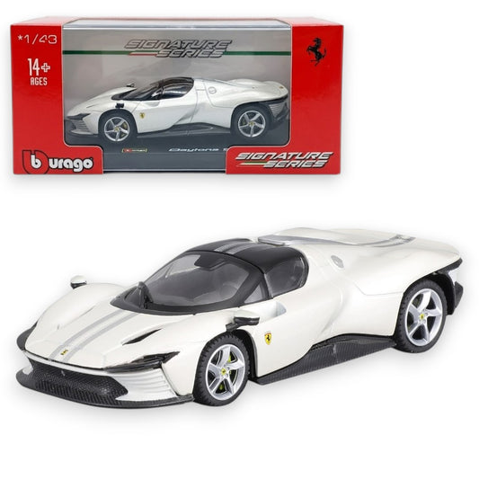 Bburago 1:43 Ferrari Daytona SP3 Diecast Model Car – Collectible Scale Car with Display Base