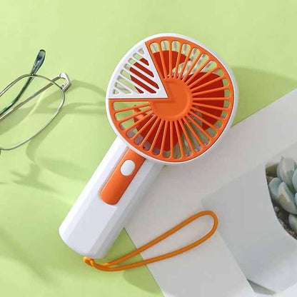 Portable Handheld Mini Fan – Lightweight Personal Cooling Fan with Wrist Strap for Travel, Office & Outdoor Use (Pack of 1)