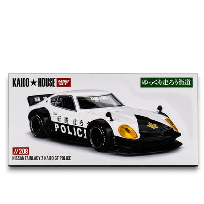 Kaido House x Mini GT 1:64 Nissan Fairlady Z Kaido GT Police //208 Diecast Model Car
