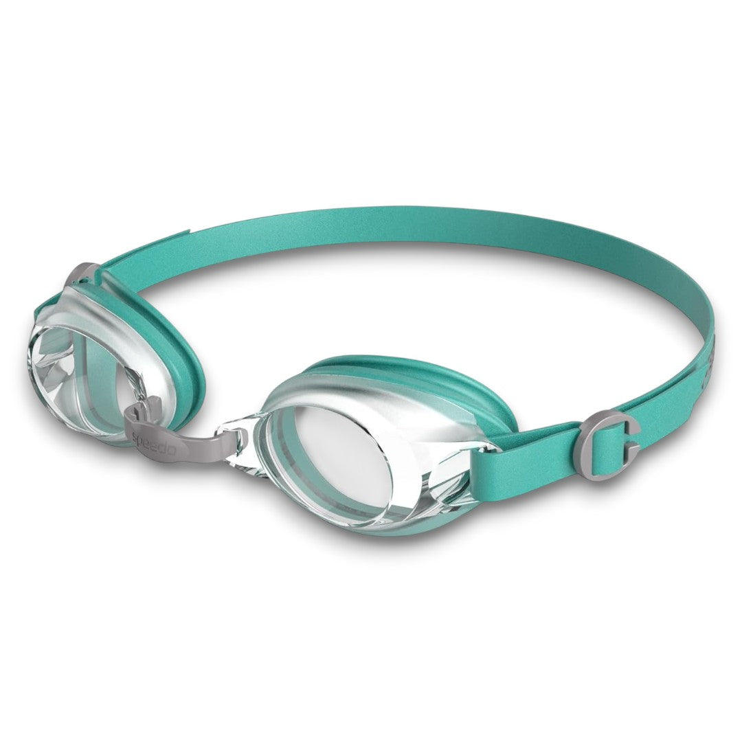 Speedo Recreation Jet Clear Lens Swim Goggles – Unisex Adult Anti-Fog UV Protection Swimming Goggles