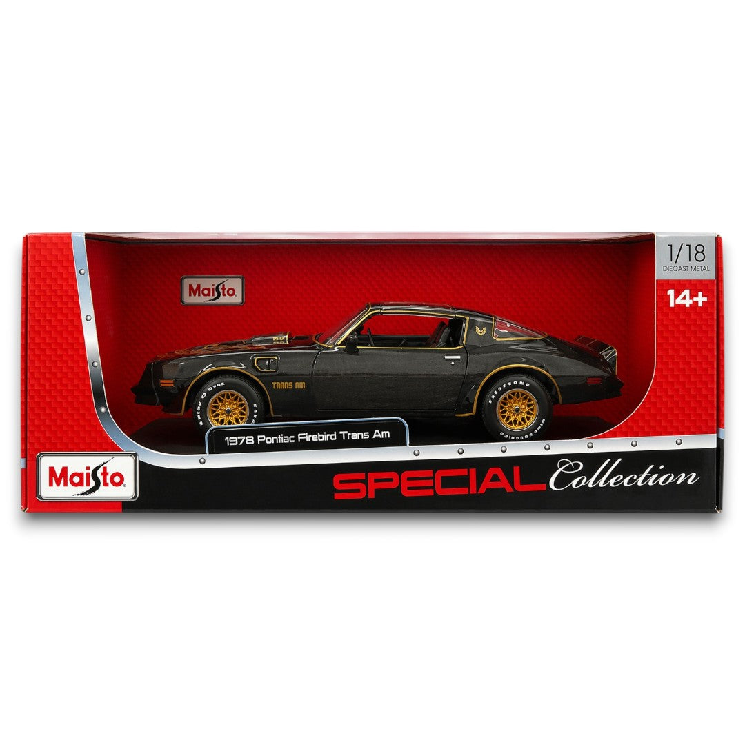 Maisto 1:18 1978 Pontiac Firebird Trans Am Die-Cast Model Car