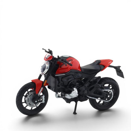 Maisto 1:18 Ducati Monster+ Die-Cast Motorcycle Model | Ducati Monster Plus Red Collectible Bike