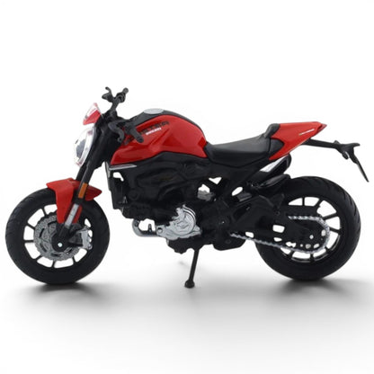 Maisto 1:18 Ducati Monster+ Die-Cast Motorcycle Model | Ducati Monster Plus Red Collectible Bike