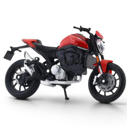 Maisto 1:18 Ducati Monster+ Die-Cast Motorcycle Model | Ducati Monster Plus Red Collectible Bike