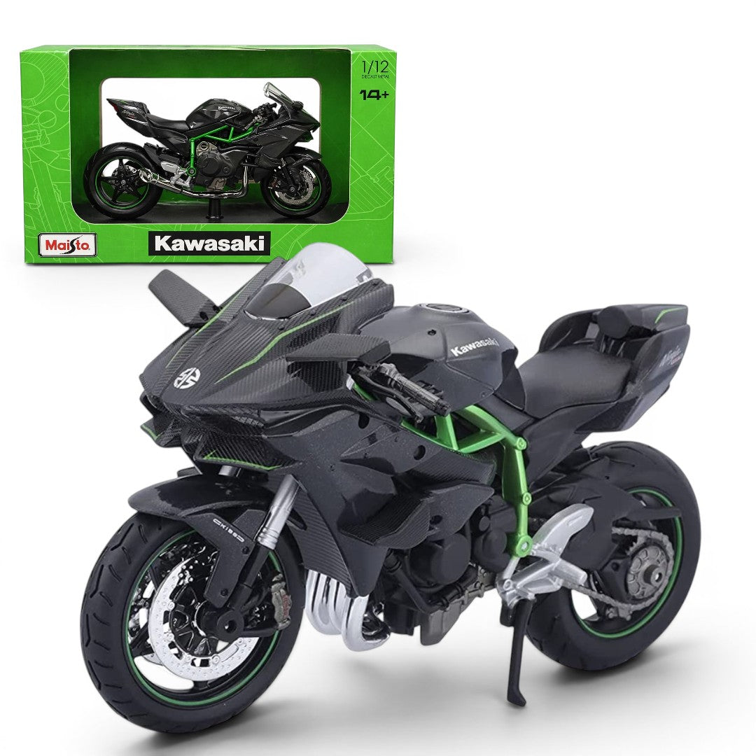 Maisto 1:12 Kawasaki Ninja H2R Die-Cast Motorcycle Model | Kawasaki Superbike Collectible
