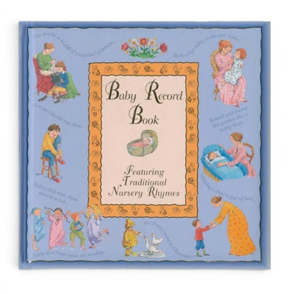 Baby Record Book – Nursery Rhymes Baby Memory Book | Keepsake Album for Newborn Milestones & Memories